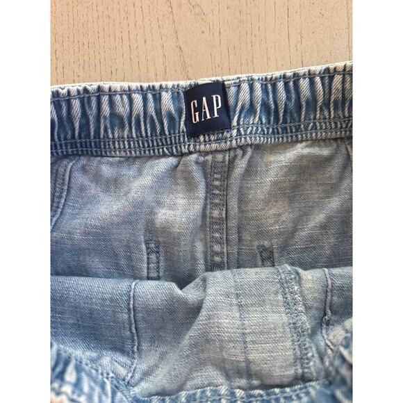 GAP Denim Skirt Light Wash Clean Girl Light Academia Balletcore - Picture 3 of 6